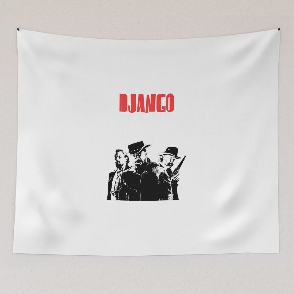 Item preview, Django Unchained Illustration Wild West Style Poster designed and sold by EllanorFenwick.