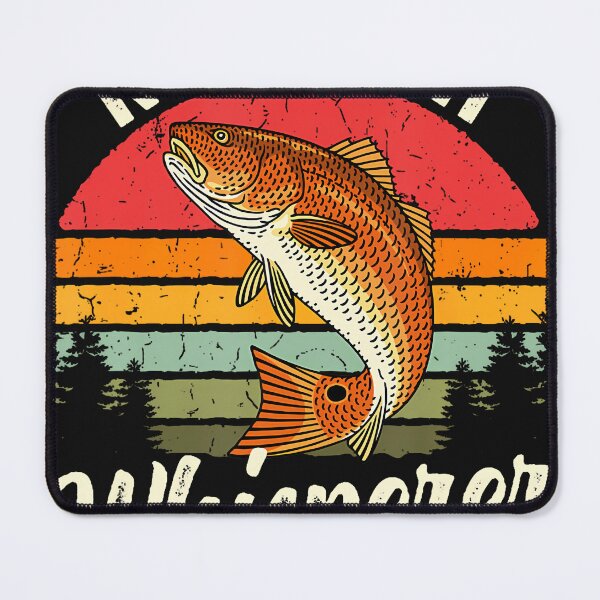Item preview, Redfish Whisperer Game Fish Red Drum Fishing Fisherman Retro designed and sold by HalQuitzon.