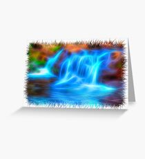 Sparkling Waterfall Greeting Card