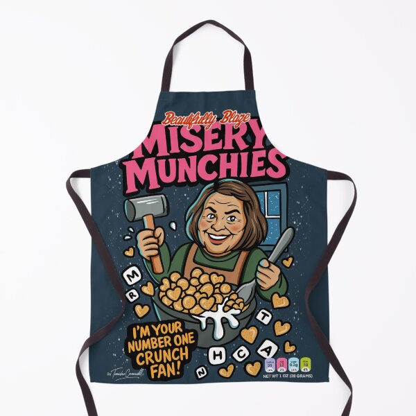 Item preview, Misery Munchies – Annie Wilkes Horror Cereal Parody Art designed and sold by October Forever.