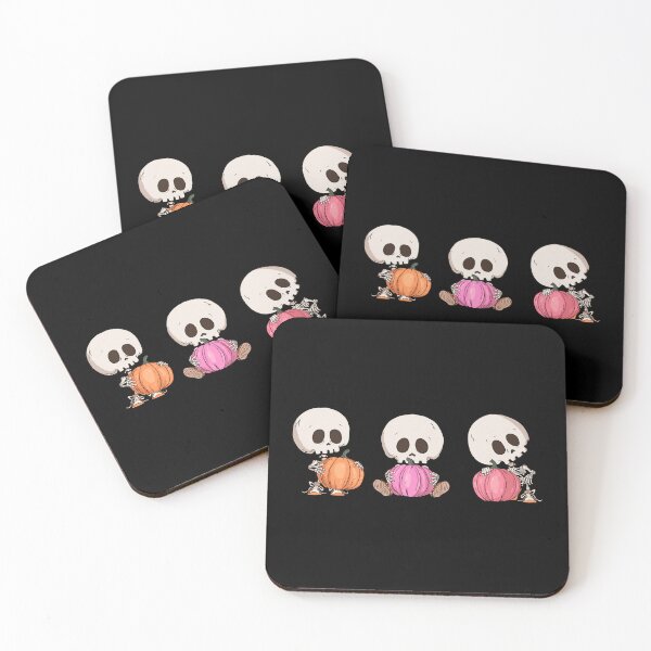 Item preview, Cute Skulls with Pumpkins Halloween Design designed and sold by Inanimatus.