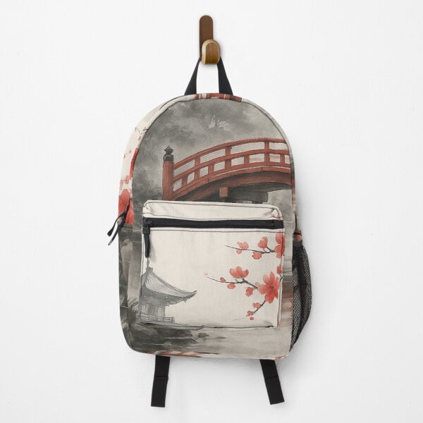 Item preview, Vermilion Bridge and Blossoms designed and sold by Kipepeo2025.