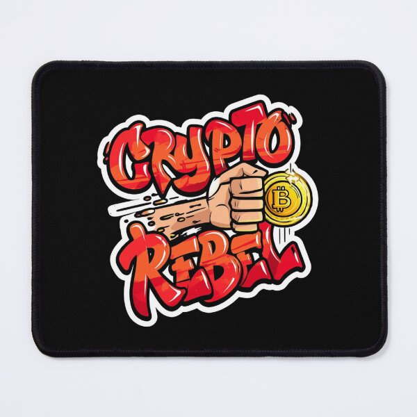 Item preview, Bitcoin Crypto Rebel Streetwear Art designed and sold by RadDeck.