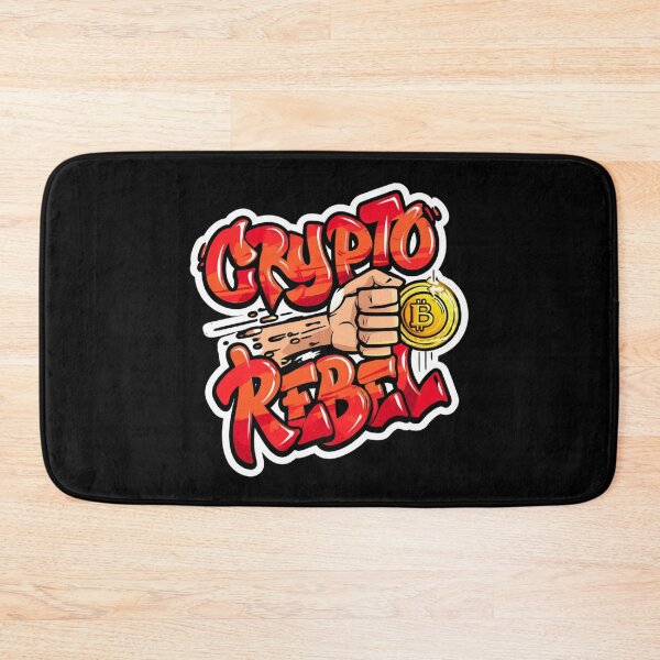 Item preview, Bitcoin Crypto Rebel Streetwear Art designed and sold by RadDeck.