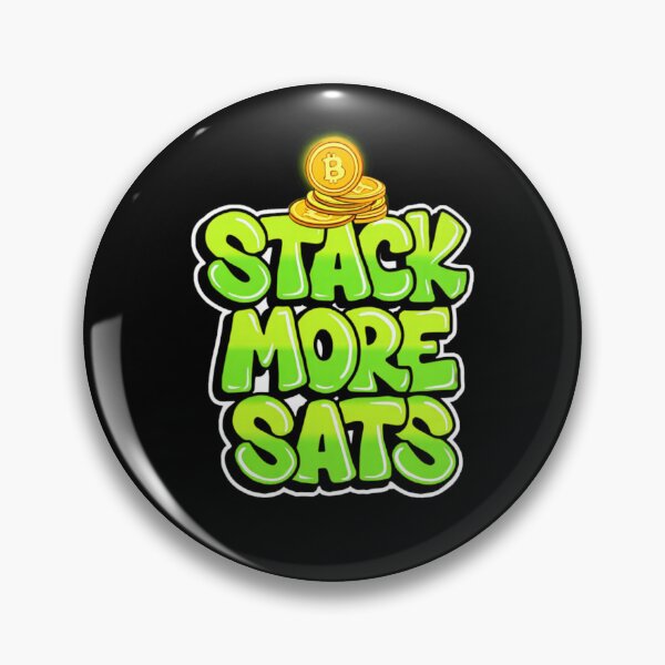 Item preview, Bitcoin Stack More Sats Graffiti Artwork designed and sold by RadDeck.