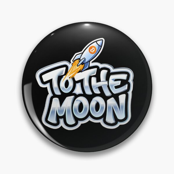 Artikelvorschau, Graffiti-Design „Bitcoin zum Mond“ entworfen und verkauft von RadDeck.