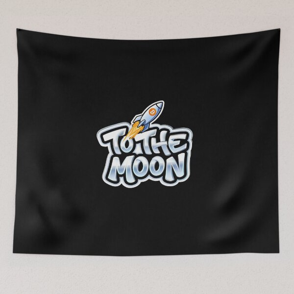 Item preview, Bitcoin To The Moon Graffiti Design designed and sold by RadDeck.
