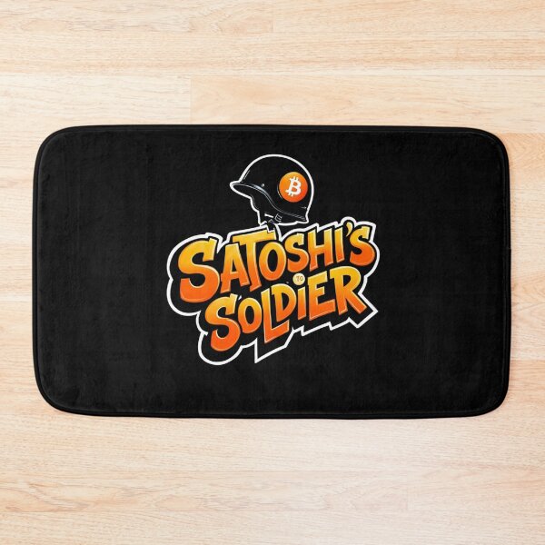 Item preview, Bitcoin Satoshis Soldier Graffiti Artwork designed and sold by RadDeck.