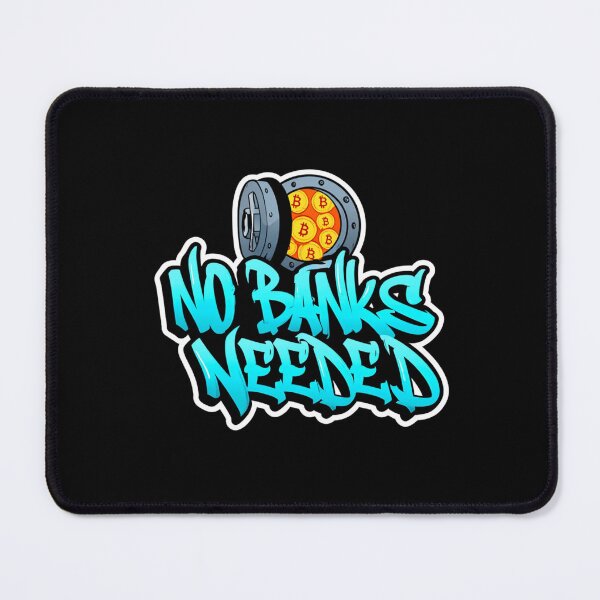 Item preview, Bitcoin No Banks Needed Streetwear Art designed and sold by RadDeck.