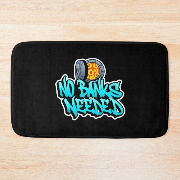Item preview, Bitcoin No Banks Needed Streetwear Art designed and sold by RadDeck.