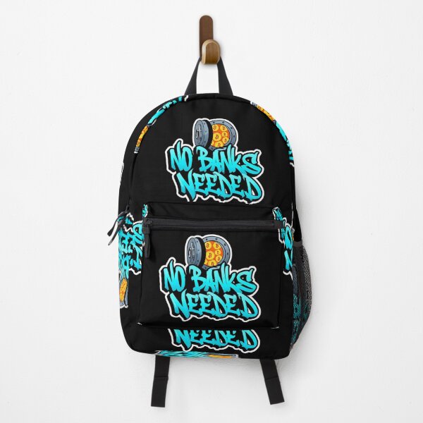 Item preview, Bitcoin No Banks Needed Streetwear Art designed and sold by RadDeck.