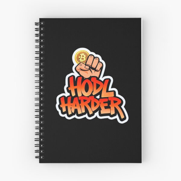 Item preview, Bitcoin Hodl Harder Graffiti Slogan designed and sold by RadDeck.
