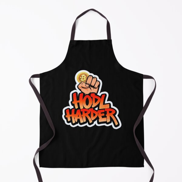 Item preview, Bitcoin Hodl Harder Graffiti Slogan designed and sold by RadDeck.