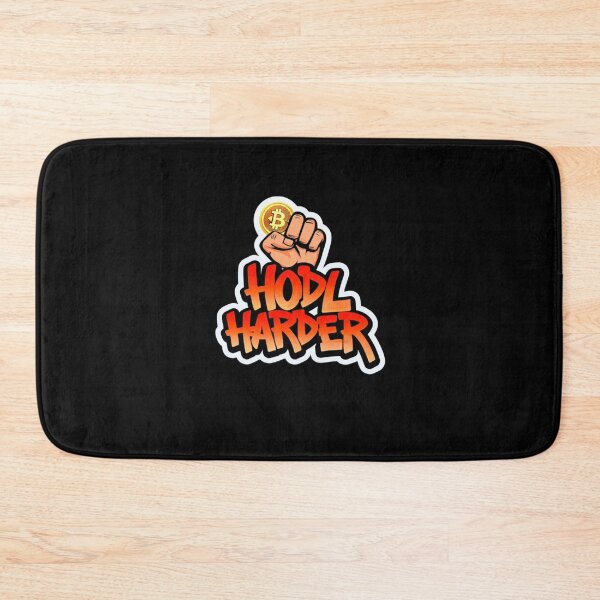 Item preview, Bitcoin Hodl Harder Graffiti Slogan designed and sold by RadDeck.