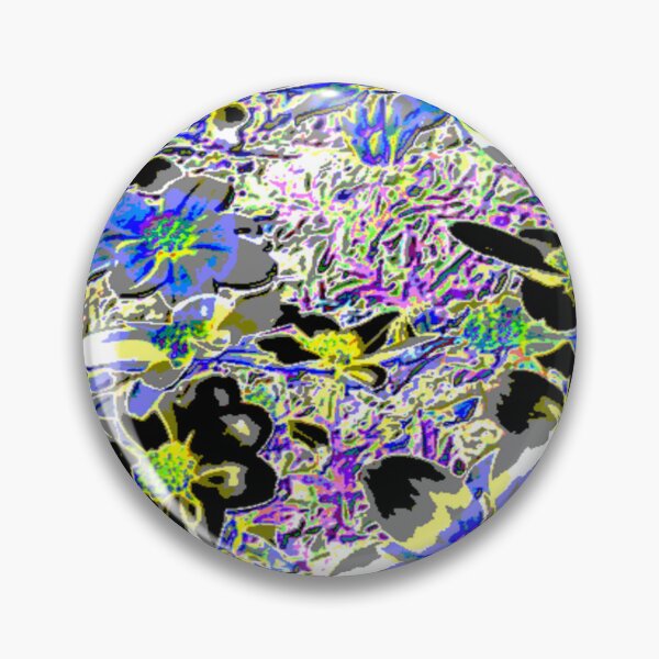 Item preview, flowerbed dark fun abstract floral art design designed and sold by SmashingDeals.