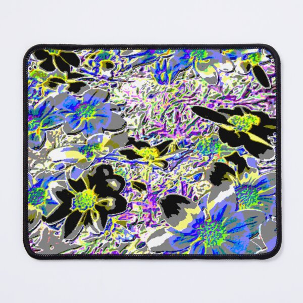 Item preview, flowerbed dark fun abstract floral art design designed and sold by SmashingDeals.