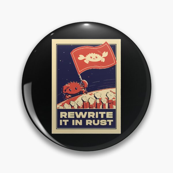 Item preview, Rewrite It In Rust   Rust Programming designed and sold by HeatherAnng.