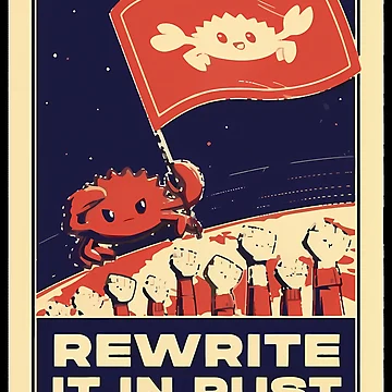 Artwork thumbnail, Rewrite It In Rust   Rust Programming by HeatherAnng