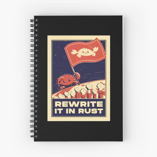 Item preview, Reescríbelo en Rust Programación en Rust designed and sold by HeatherAnng.