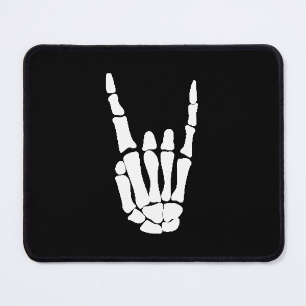 Item preview, Rock On Skeleton Hand Sign Patch Style designed and sold by HeatherAnng.