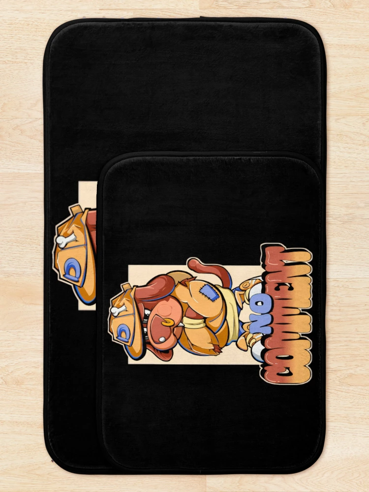 Thumbnail 5 of 6, Bath Mat, No Comment designed and sold by RylanOrangeOl.