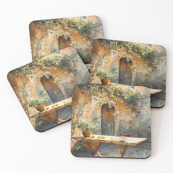 Item preview, Limoncello Morning, Cortile Italiano designed and sold by ArgentoArt.