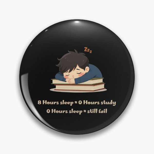 Item preview, Funny Student Sleep Study Meme – Exam Life Humor designed and sold by Hamadamedo.