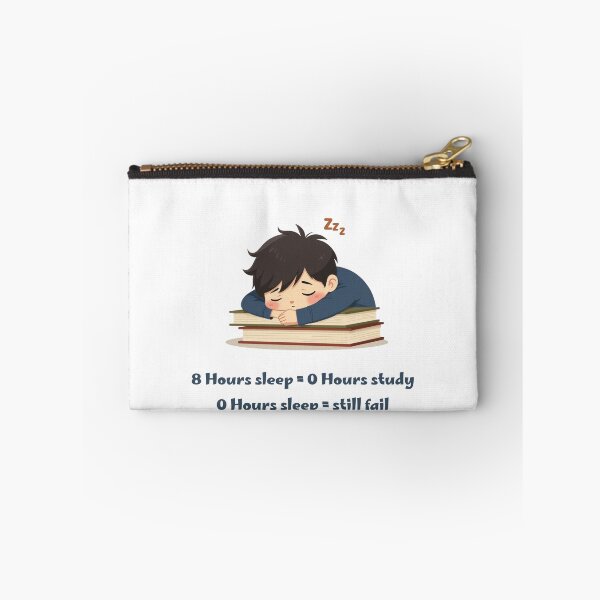 Item preview, Funny Student Sleep Study Meme – Exam Life Humor designed and sold by Hamadamedo.