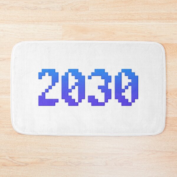 Item preview, 2030 in Blue 8-bit Pixel Quest designed and sold by Memes N Lore .