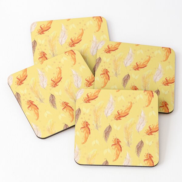 Item preview, Boho feather of yellow designed and sold by andrasdesignssss.