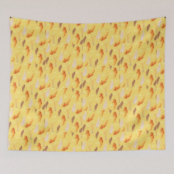Item preview, Boho feather of yellow designed and sold by andrasdesignssss.