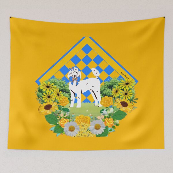 Item preview, Royal Poodle in blue and gold  designed and sold by artbyomega.