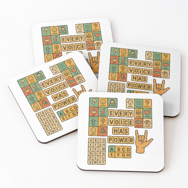 Item preview, Every Voice Has Power – Inclusive AAC & Communication Design designed and sold by inkoutninja.