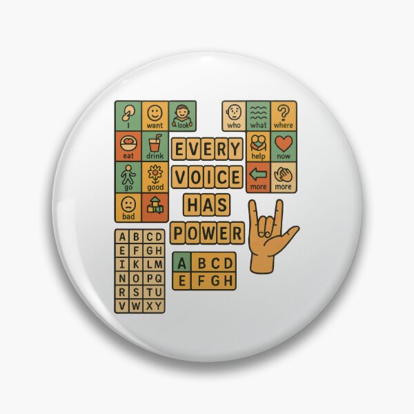 Item preview, Every Voice Has Power – Inclusive AAC & Communication Design designed and sold by inkoutninja.