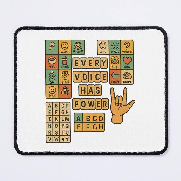 Item preview, Every Voice Has Power – Inclusive AAC & Communication Design designed and sold by inkoutninja.