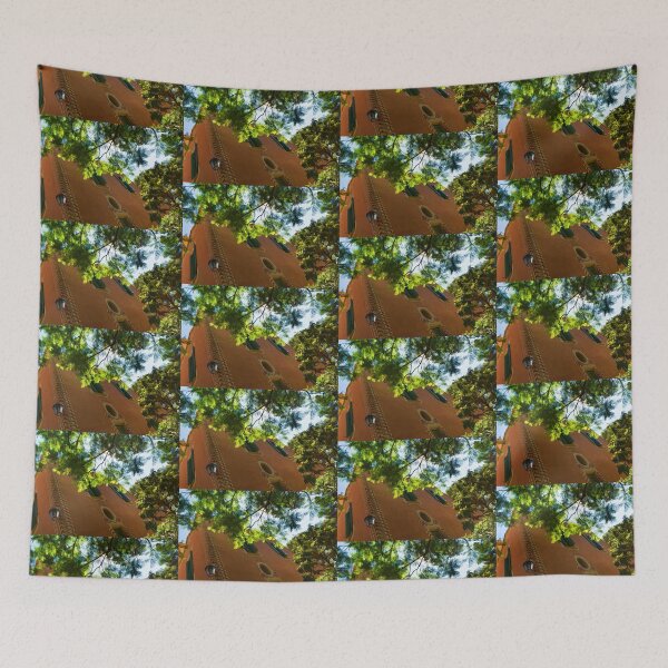 Item preview, Whimsical Building Through the Trees - Impressions Of Barcelona designed and sold by Georgia Mizuleva.