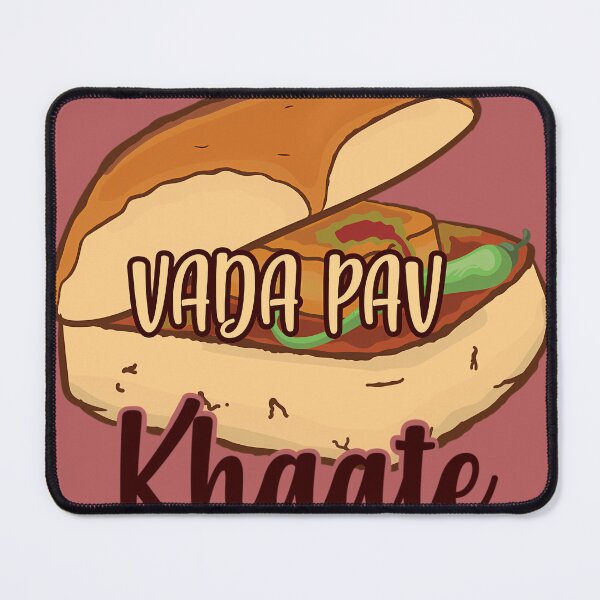 Item preview, Badi-Badi-Baatein-Vada-Pav-Khate-Hindi-Quote-Meme-India designed and sold by KarlOttoFische.