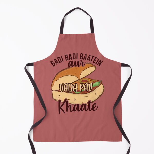 Item preview, Badi-Badi-Baatein-Vada-Pav-Khate-Hindi-Quote-Meme-India designed and sold by KarlOttoFische.