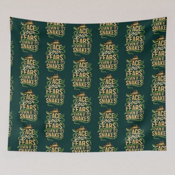 Item preview, Face Your Fears, Even if It_s Snakes - Adventure Oversized  designed and sold by Eagerset.