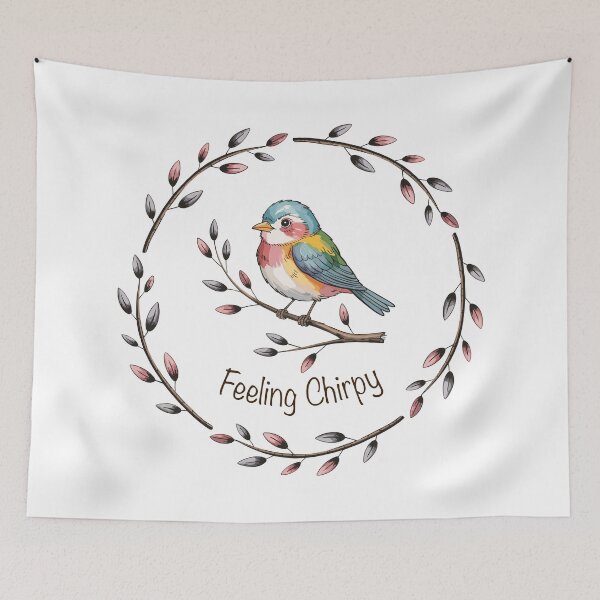 Item preview, Feeling Chirpy. Bird Lover. Version 1 designed and sold by ArthousePromos.