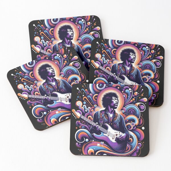 Artikelvorschau, Psychedelic Strings Hendrix inspiriert abstrakt entworfen und verkauft von BernadetteMarth.