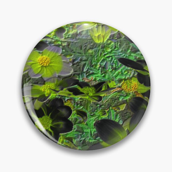 Item preview, flowerbed dark fluorescence floral abstract design designed and sold by SmashingDeals.