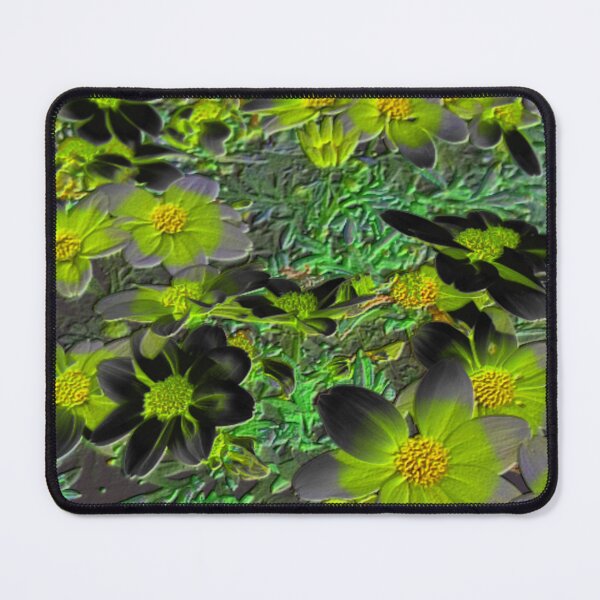 Item preview, flowerbed dark fluorescence floral abstract design designed and sold by SmashingDeals.