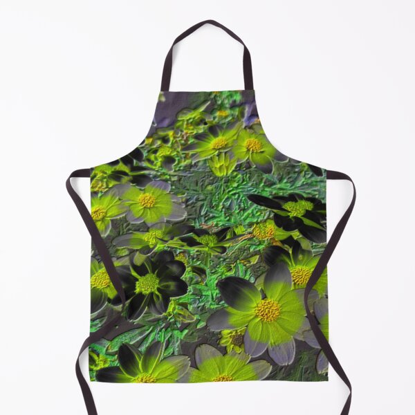 Item preview, flowerbed dark fluorescence floral abstract design designed and sold by SmashingDeals.