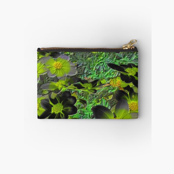 Item preview, flowerbed dark fluorescence floral abstract design designed and sold by SmashingDeals.