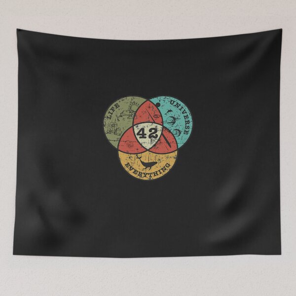 Item preview, Venn-Diagram-Life-The-Universe--Everything designed and sold by csubatutkaj.