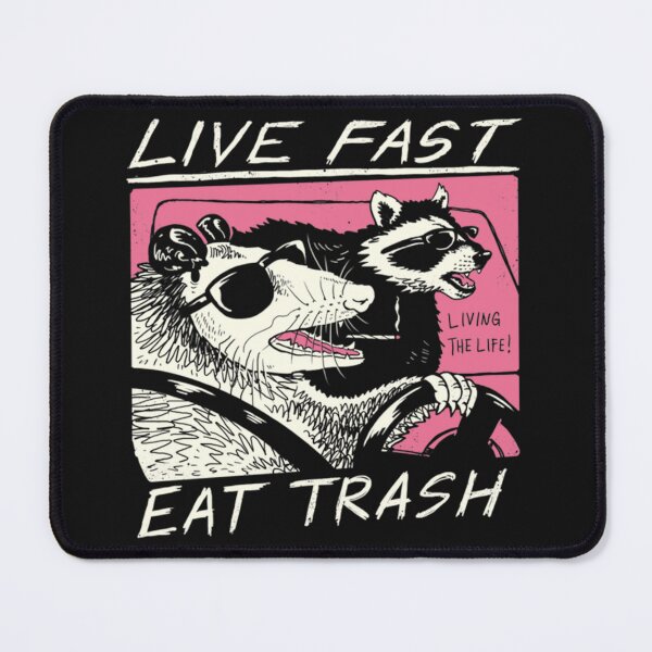 Item preview, Live Fast Eat Trash Vintage designed and sold by JonathanBoff.