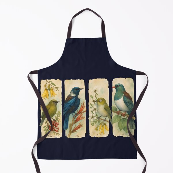 Item preview, Aotearoa Native Birds – Bellbird, Tui, Silvereye, Kereru designed and sold by MvuuStudio.