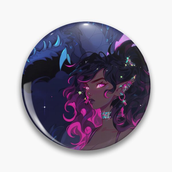 Item preview, Neon Fae with Midnight Dragon designed and sold by bubblegoth.