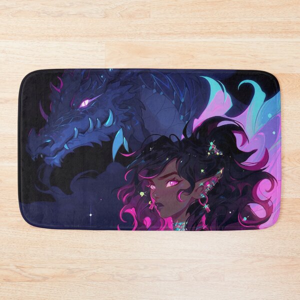 Item preview, Neon Fae with Midnight Dragon designed and sold by bubblegoth.